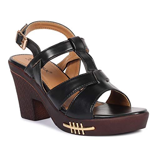 Image of Longwalk Women's & Girls' Fashion Sandal Comfortable Heel Party Wedge Sandals
