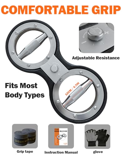 Fitarc Upgrade 12LB Burn Machine, Grip Strength Trainer, Arm Workout Equipment for Men and Women, Multifunctional Hand and Forearm Trainer, Arm and Shoulder Strength Training for Home Gym Workouts