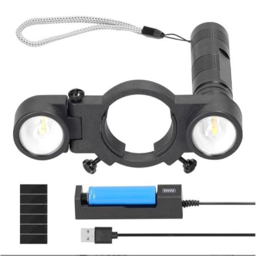 Luz LED de doble color con ángulo ajustable y tres niveles de brillo para taller automotriz 6