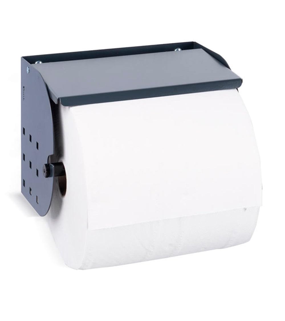 Fami - Portarotolo in Acciaio per Pareti Forate, Pannelli in Legno o Muri, Ideale per Garage, Officine e Magazzini, (Ø 240 mm)