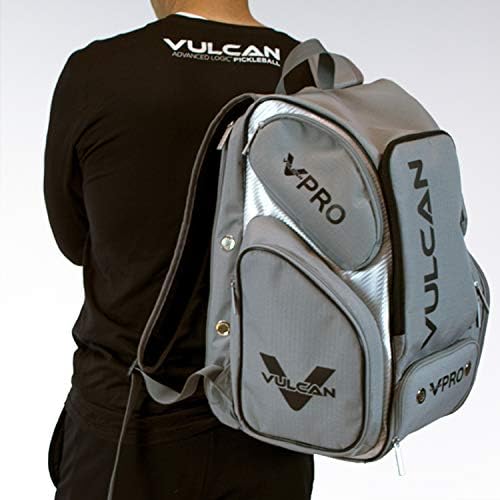 Vulcan VPRO Pickleball Backpack / Gray The Great Pickleball Store