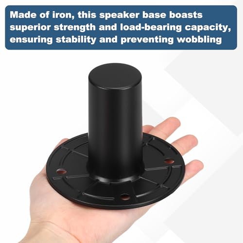 Adaptateur support haut-parleur pour éliminer les vibrations et fixer une enceinte sur perche - 4