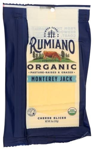 Rumiano Organic Monterey Jack Cheese, Sliced, 6 oz