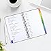 Address Book with Alphabetical Tabs-Address and Password Book for Seniors - Hardcover Spiral Bound Phone Book- Record Contacts, Website Login Passwords, Special Days -5.7