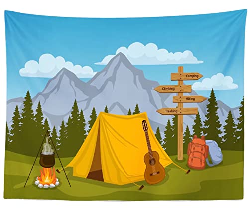 Fondo de fotografía bosque y montaña 8x6ft BELECO miniatura 3