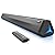 Passau Sound Bar 35 Inch Soundbar for Smart TV Speaker with Bluetooth 5.3 Opt/USB/AUX Connectivity, LED Display, 3 DSP Mode TV Sound Bars for Home Theater Audio PC Gaming Projector