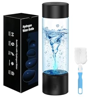 Générateur de bouteille d'eau d'hydrogène portable SPE PEM Ioniseur d'eau hydrogène rechargeable pour la maison, le bureau, les voyages, le fitness, les voyages, le bureau à domicile