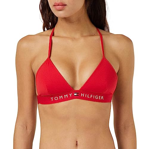 Haut de Bikini Triangle Femme Rembourré Tommy Hilfiger avec maintien et bonnets moulés