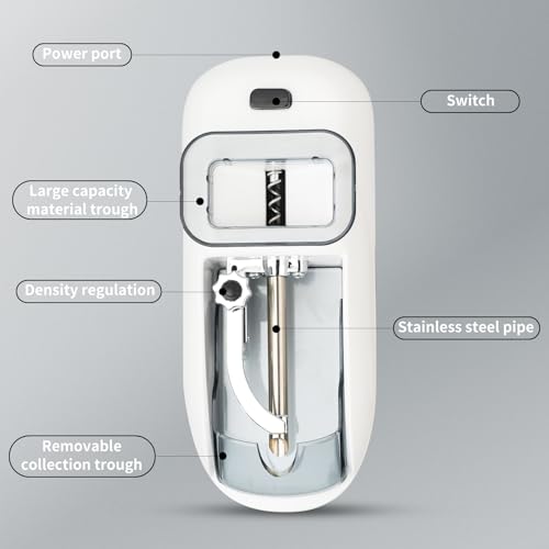Electric Cigarette Rolling Machine, Portable Tobacco Injector Machine can Grind Filled with Herb, Tobacco, etc Suitable for Cigarette Tubes and Rolling Papers - Image 3