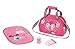 Zapf Creation 832455 BABY born Wickeltasche - Puppenwickeltasche in rosa grau inkl. Wickelunterlage, Windel und Puderdose