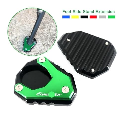 Support plaque agrandir béquille latérale extension Eliminator 500