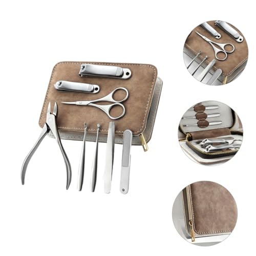 Kit manucure pédicure complet en acier inoxydable à offrir pour prendre soin de soi - 7