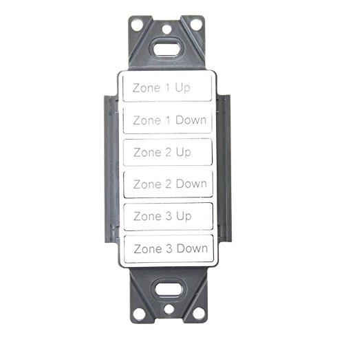 RC-6TSB-ZAD-W Room Controller, Individual Dimmers, White