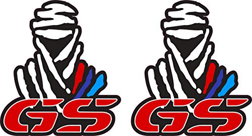X 2 Pegatinas STIKERS Rally Compatible con Dakar GS BMW Moto IMPRESIÓN...