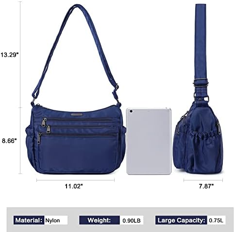 CLUCI Crossbody Purses for Women Waterproof Shoulder Multiple Pockets Bag Travel Nylon Handbag 4 CLUCI Crossbody Purses for Women Waterproof Shoulder Multiple Pockets Bag Travel Nylon Handbag