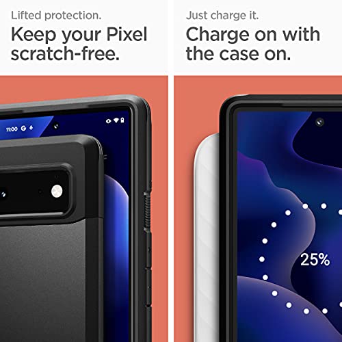Spigen Tough Armor Case Compatible with Google Pixel 6 - Black