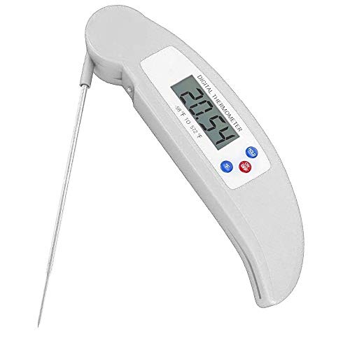 Image of MCP Folding Kitchen Thermometer Quick Read Food Meat Barbecue Bbq Cake Temperature