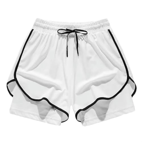 XZQYJKP Summer Men Streetwear High Waist Short Pants Training Fitness