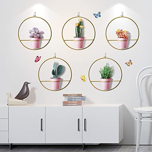 DIY Wandtattoo Grüne Kaktus Pflanzen Wandsticker Entfernbarer Wandaufkleber Wanddekoration Für Schlafzimmer Wohnzimmer TV Wand Wohnkultur Wanddeko (Grün) Cover