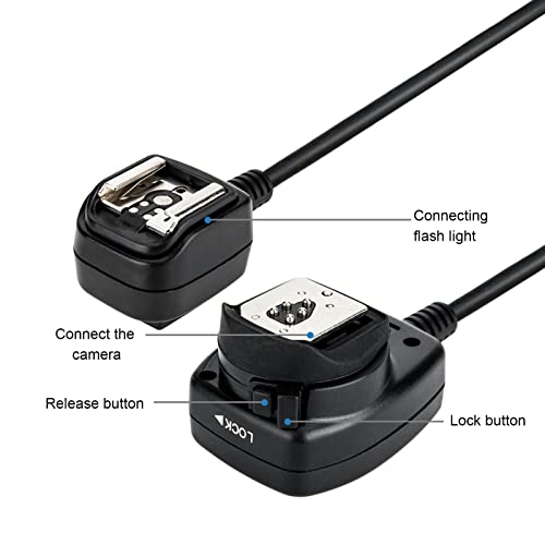 Cable para flash fuera de cámara de 130 cm para iluminar sin límites con sincronización TTL 4