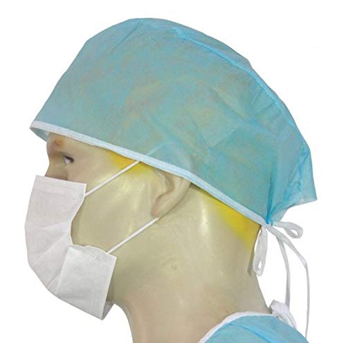 Máscara Descartável Facial Proteção Tripla Clip Elástico 50 Un