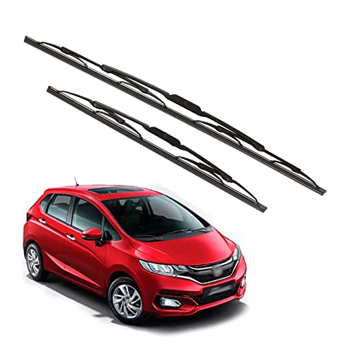 Image of Kylo Windshield Wiper for Jazz /Conventional and Traditional Metal Type Windshield Water Repellency Scratch Proof Metal Wiper Blades Suitable for Jazz (Driver Side - 26 inch, Passenger Side - 14 inch)