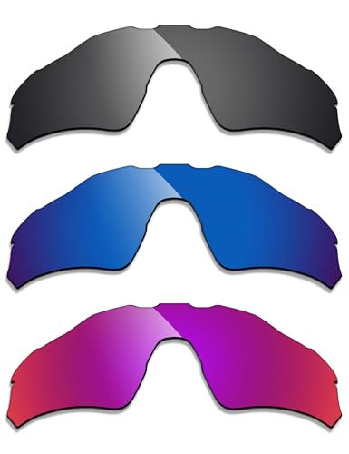 Verres Radar EV Path OO9208 polarisés Alphax rechange lunettes de soleil sport lot 3 paires rechanges