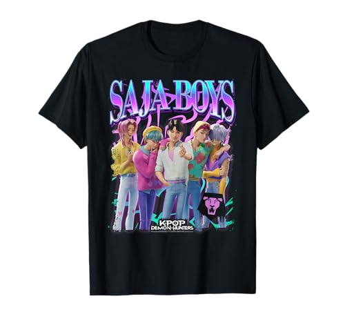 KPOP Demon Hunters Saja Boys Bootleg Camiseta