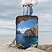 QSMBNET Travel Luggage Cover Arch in Mallorca Spain Spandex Suitcase Protector Washable Baggage Covers Fashion Elastic Scratch-Resistant Luggage Cover Protector Fits 18-32 Inch Luggage