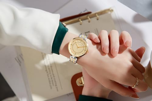 Image of Giordano Stylish Analog Watch for Women with Diamond Studed Dial with Crystal Hour Markers and Stainless Steel Strap GZ-60077