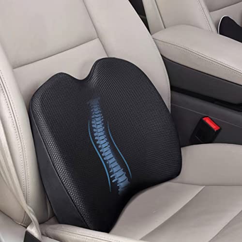 Super Soft Lumbar Support Pillow for Car, 100% Memory Foam