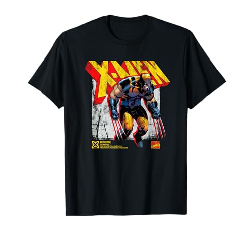 Marvel X-Men Wolverine Info T-Shirt
