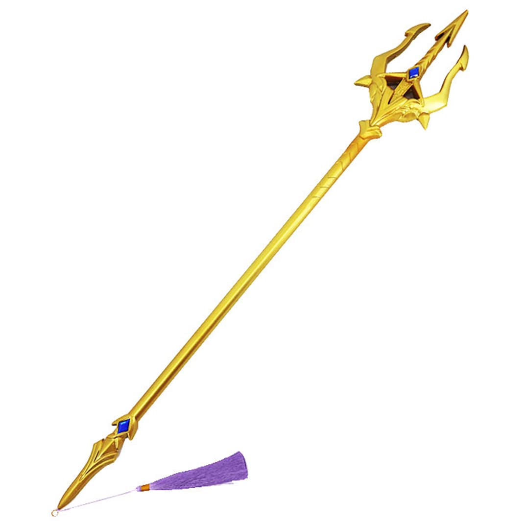 Damdos Halloween Prop Cosplay Sword for Dou Luo Doula, King Gun Weapon Killer for Tridente - God of Sea Germ Birthday Gifts