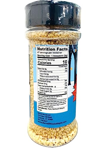 Barred Woods Maple - Pure Vermont Maple Sprinkles Crunch (Perfect Ice Cream Topping & Yogurt Topping) - Maple Sugar Pebbles (Pack of 2) image 5