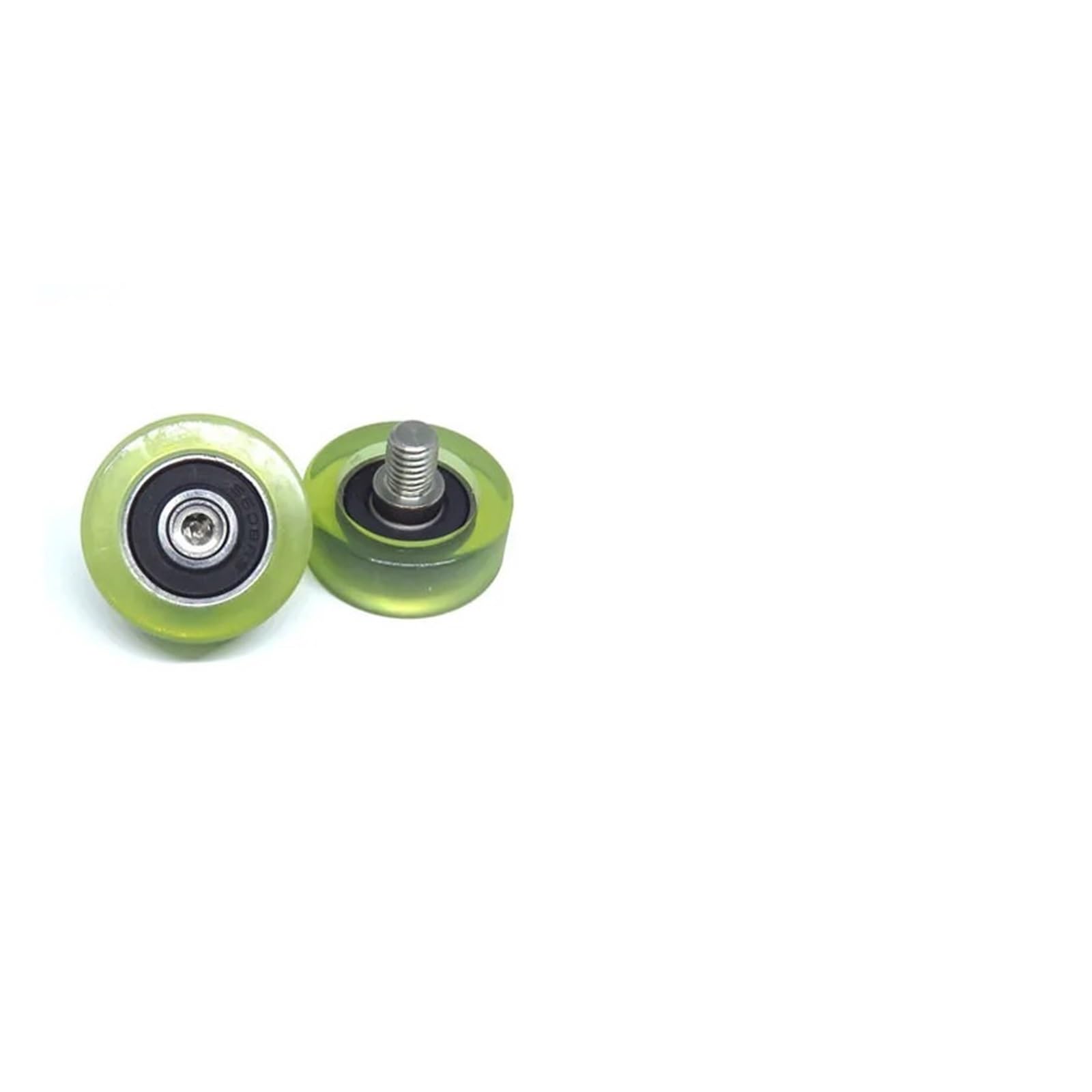 Roue de guidage en caoutchouc souple PU 40mm avec filetage M8 haute résistance