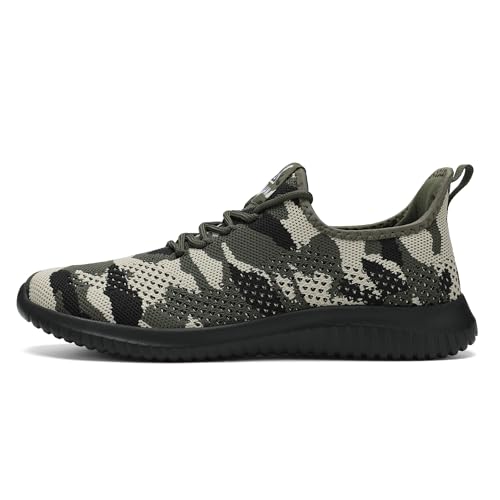 Image of VAMJAM Men's Running Shoes Ultra Lightweight Breathable Walking Shoes Non Slip Athletic Fashion Sneakers Mesh Workout Casual Sports Shoes