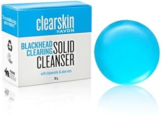 منظف تنظيف البشرة منظف الرؤوس السوداء بخلاصة الصبار والبابونج وحمض الساليسيليك من افون - 30 جم، أزرق