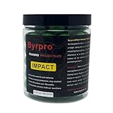 Byrpro Reusable Hard-Solid Plastic Rounds for Training, Practice and Self Defense, 0.68 Caliber - (95 Count) （Green）