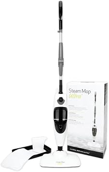 Smart Living Steam Mop Ultra, Black and White NEW