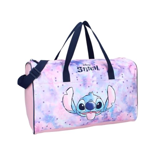 Sac fille Stitch rose de 40 cm comme idée cadeau pour l'école