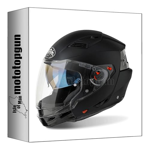 Casque jet Airoh EX11 Executive noir mat taille L moto scooter