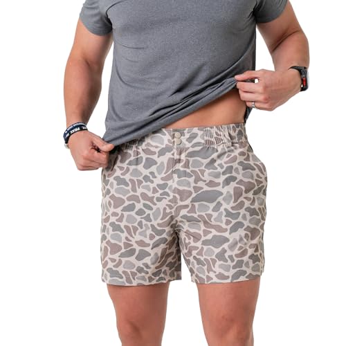 Burlebo Men’s Everyday Shorts | Lightweight Casual Shorts with Stretch Fabric and Functional Pockets