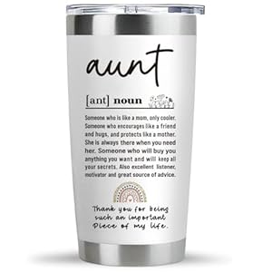 Gifts for Aunt from Niece Nephew Best Aunt Ever Gifts Aunt Birthday Gifts Mothers Day Gifts for New Aunt Auntie Aunty Aunt Announcement Gifts Aunt Definition 20oz Tumbler Agantree art B04