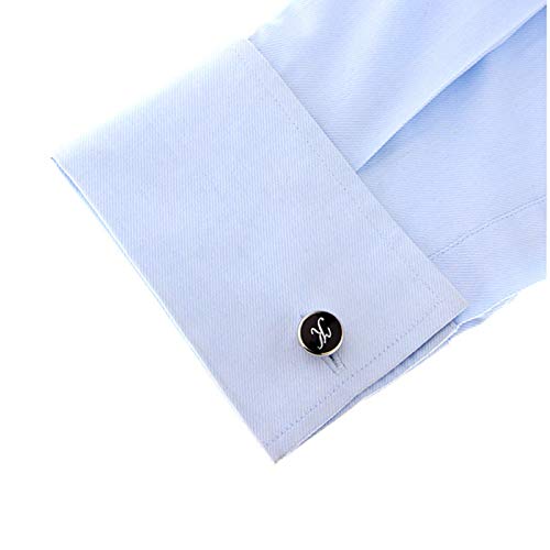 Manicaretas Circulares Letra K Negra para Hombre miniatura 4