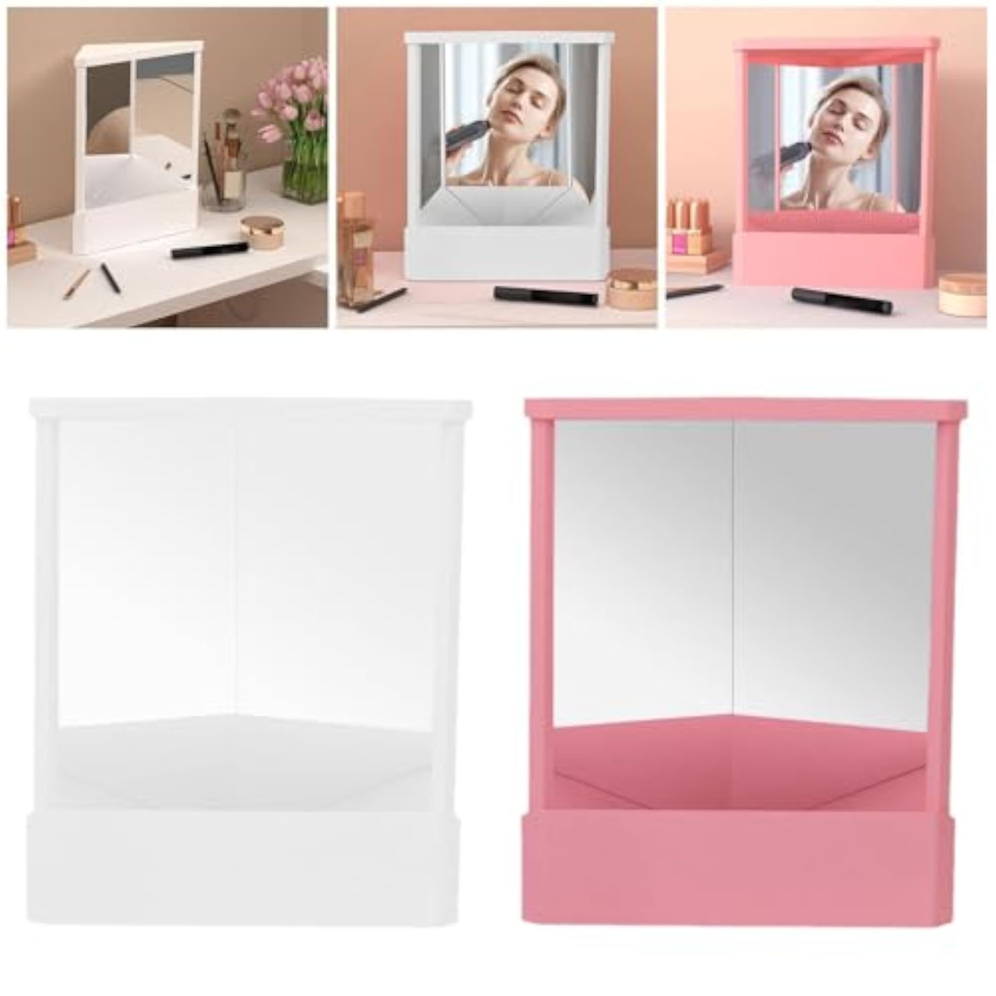 Non-Reversing Mirror, Versatile Inverted Mirror for Dresser