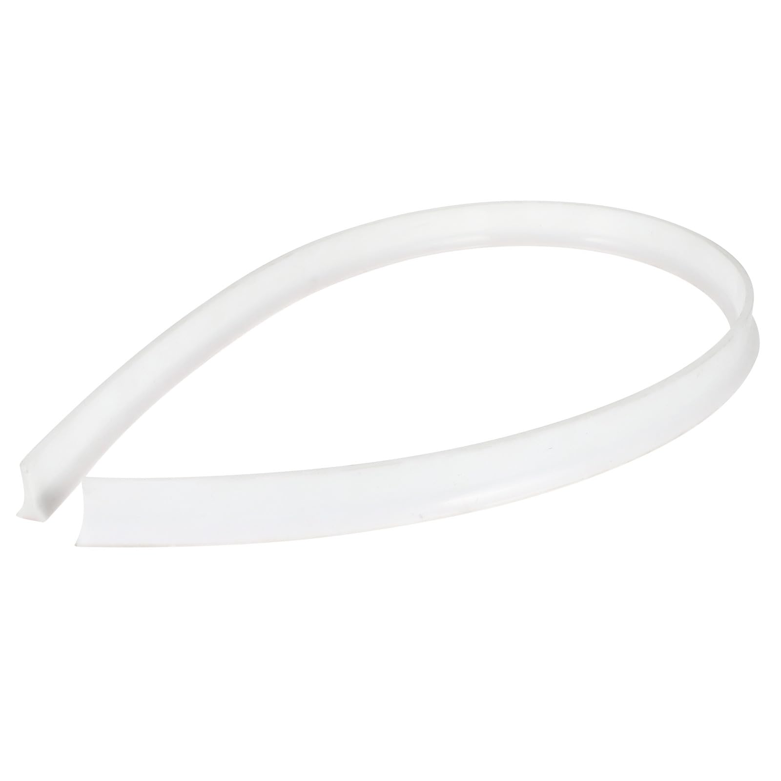 Bande étanche en silicone blanc Beavorty 1,5x3 cm pour seuil de douche et de bain