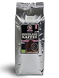 BIO EDELBOHNEN: Unser Hochlandkaffee besteht zu 100% aus ganzen Arabica Edelbohnen, die in den peruanischen Anden unter idealen Bedingen angebaut werden.