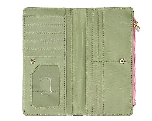 Bioworld Demon Slayer: Kimetsu no Yaiba Nezuko Kimono Print Continental Flap Wallet2