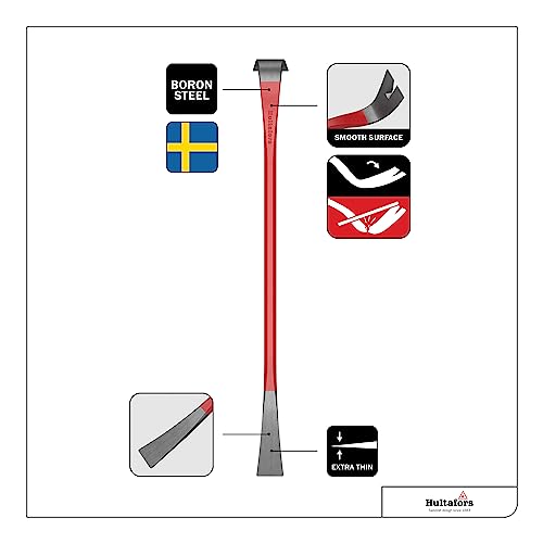 Hultafors 480282 109/20 50cm 20-inch Steel Wrecking Bar 3 Hultafors 480282 109/20 50cm 20-inch Steel Wrecking Bar - Image 3