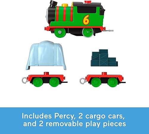 Thomas & Friends HTN57 Thomas & Friends Motorized Toy Train Talking Percy Battery-Powered Engine thumb #4